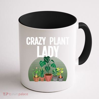 Cute Plant For Women Mom Crazy Plant Lady Gardening Plants Coffee Mug back