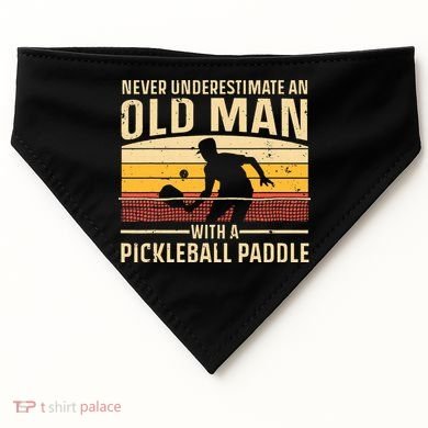 Cool Pickleball For  Paddle Pickleball Player USA-Made Doggie Bandana