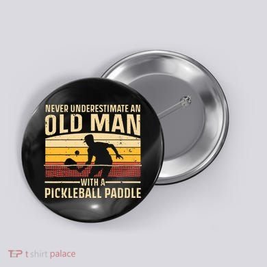 Cool Pickleball For  Paddle Pickleball Player Button