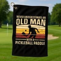 Cool Pickleball For  Paddle Pickleball Player Golf Towel thumb 1