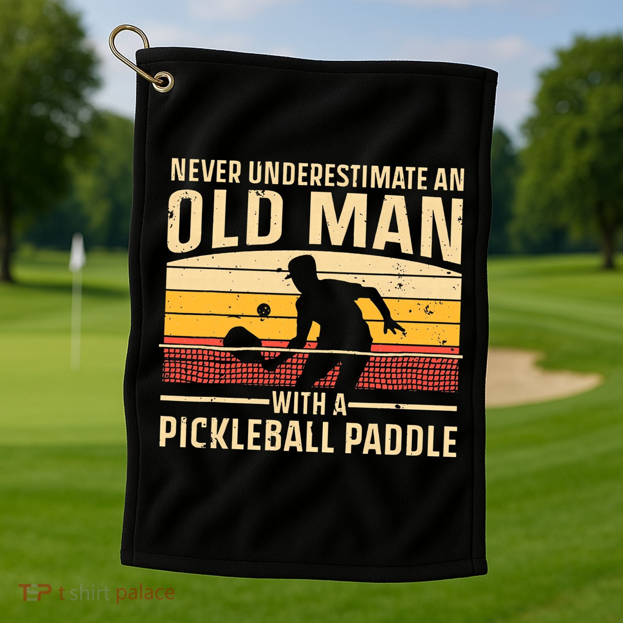Cool Pickleball For  Paddle Pickleball Player Golf Towel
