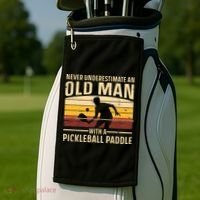 Cool Pickleball For  Paddle Pickleball Player Golf Towel thumb 2