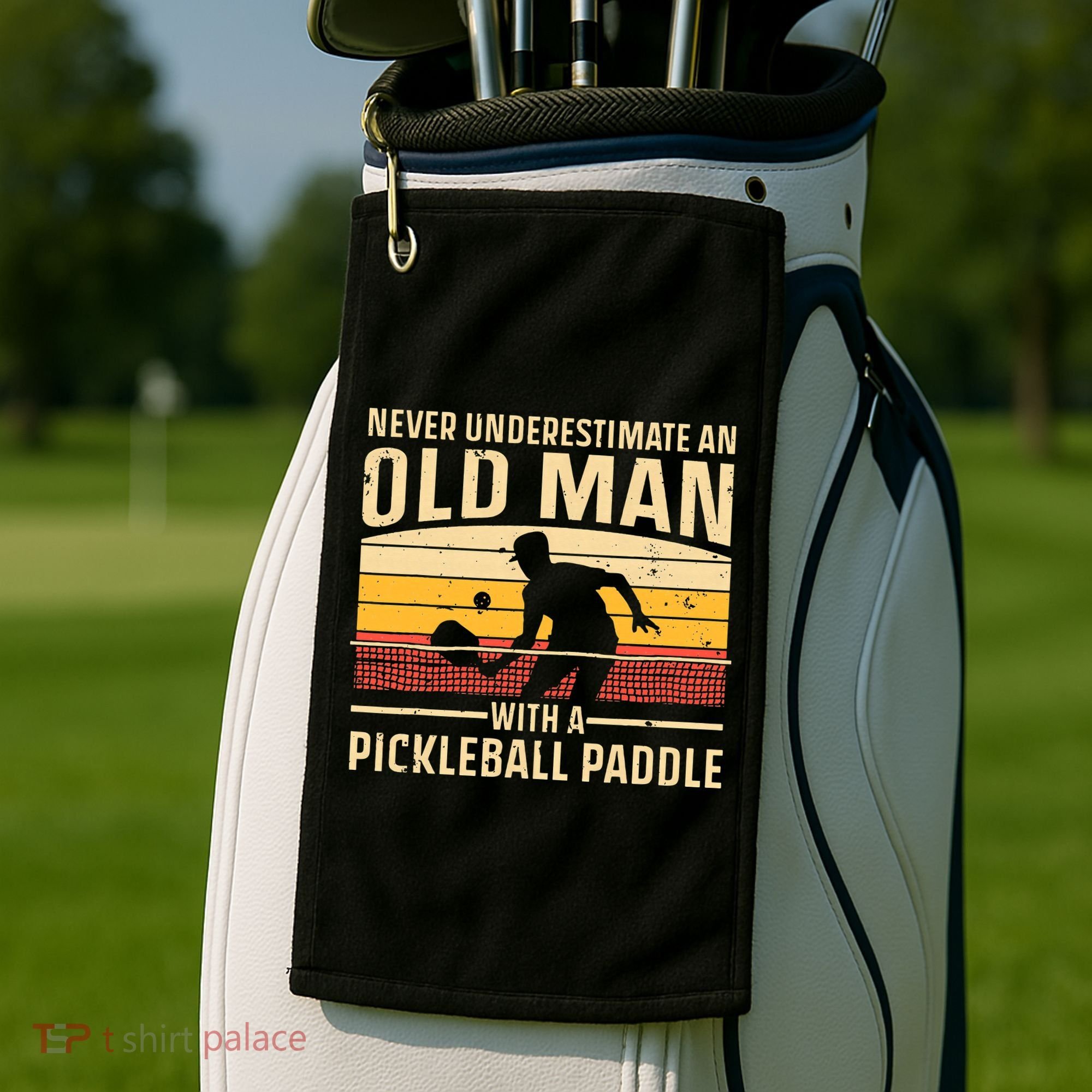 Cool Pickleball For  Paddle Pickleball Player Golf Towel