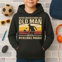 Cool Pickleball For  Paddle Pickleball Player Kids Hoodie thumb 2