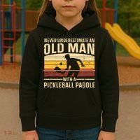Cool Pickleball For  Paddle Pickleball Player Kids Hoodie thumb 3