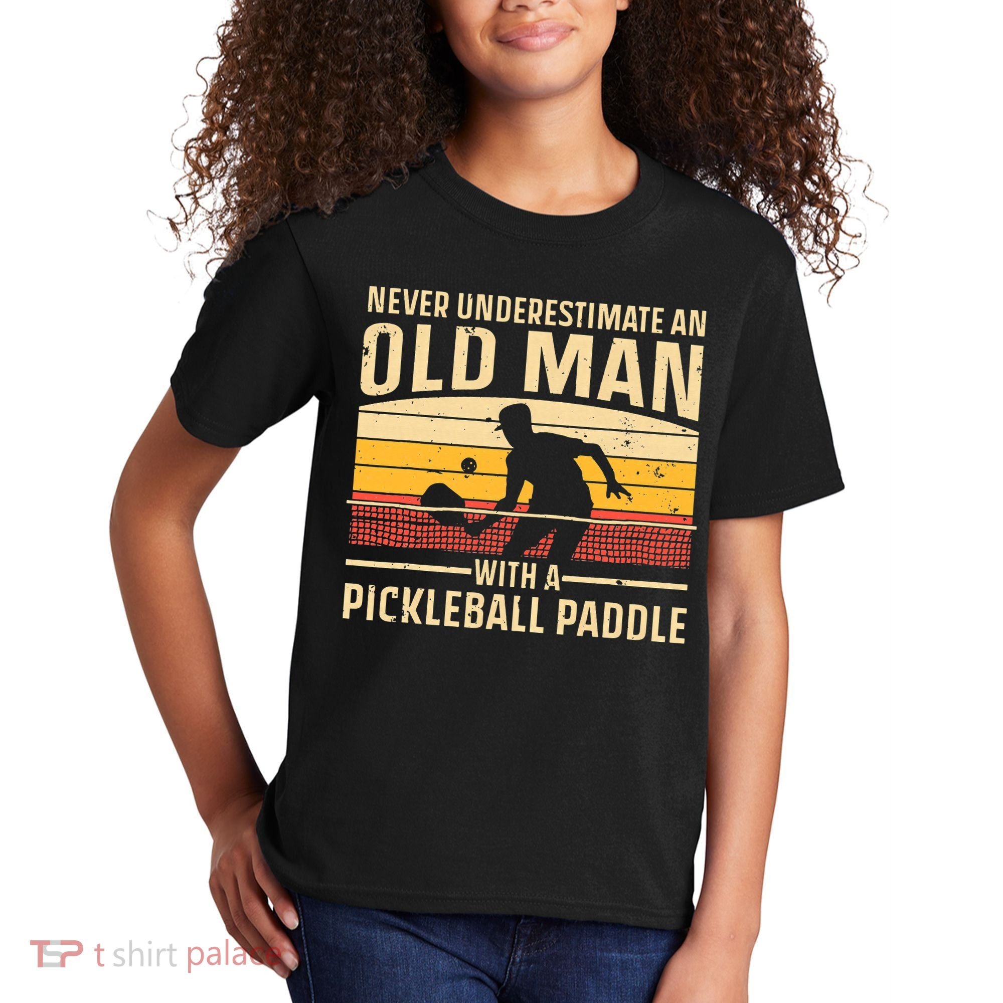Cool Pickleball For  Paddle Pickleball Player Kids T-Shirt