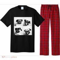 Cute Pug Face Pet Photobooth Cool Pug With Sunglasses Pajama Set thumb 0
