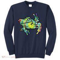 Cool Peace Frog Tie Dye Sweatshirt thumb 0