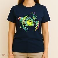 Cool Peace Frog Tie Dye T-Shirt thumb 4