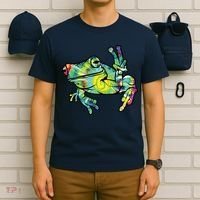 Cool Peace Frog Tie Dye T-Shirt thumb 6