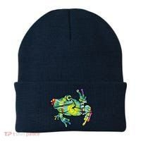 Cool Peace Frog Tie Dye Beanie thumb 0