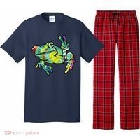 Cool Peace Frog Tie Dye Pajama Set thumb 0