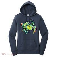 Cool Peace Frog Tie Dye Women's Hoodie thumb 0