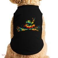 Cool Peace Frog Tie Dye 1960s Fashion Nonconformists Doggie Tank thumb 0