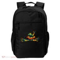 Cool Peace Frog Tie Dye 1960s Fashion Nonconformists Backpack thumb 0