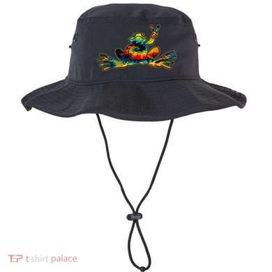 Cool Peace Frog Tie Dye 1960s Fashion Nonconformists Bucket Hat