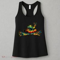 Cool Peace Frog Tie Dye 1960s Fashion Nonconformists Women's Tank Top thumb 3