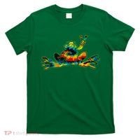 Cool Peace Frog Tie Dye 1960s Fashion Nonconformists T-Shirt thumb 0