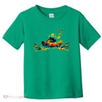 Cool Peace Frog Tie Dye 1960s Fashion Nonconformists Toddler T-Shirt thumb 0