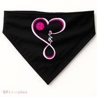 Cute Pickleball For  Ladies I Love Pickleball USA-Made Doggie Bandana thumb 0
