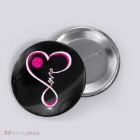 Cute Pickleball For  Ladies I Love Pickleball Button thumb 0
