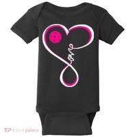 Cute Pickleball For  Ladies I Love Pickleball Baby Bodysuit thumb 0
