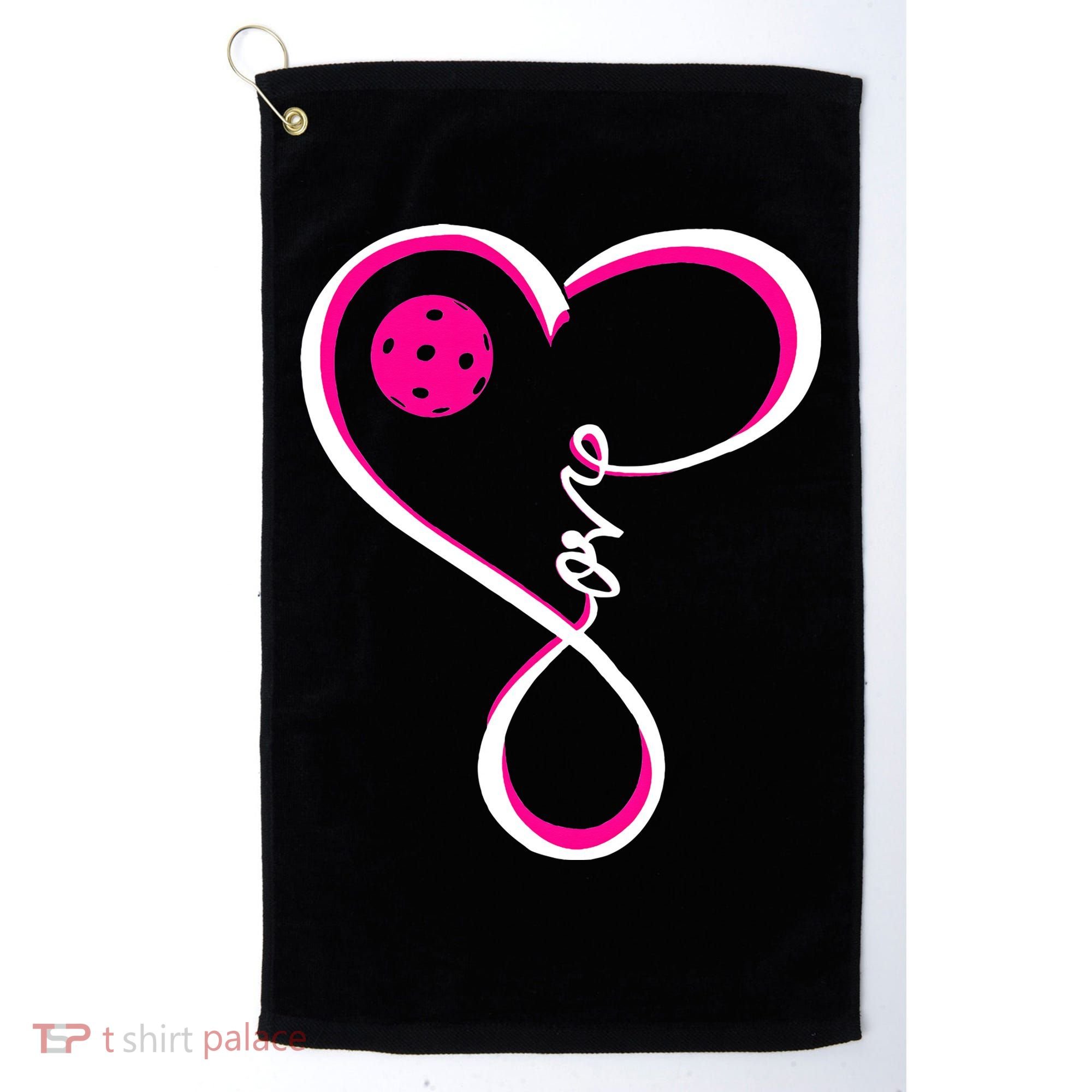 Cute Pickleball For  Ladies I Love Pickleball Golf Towel