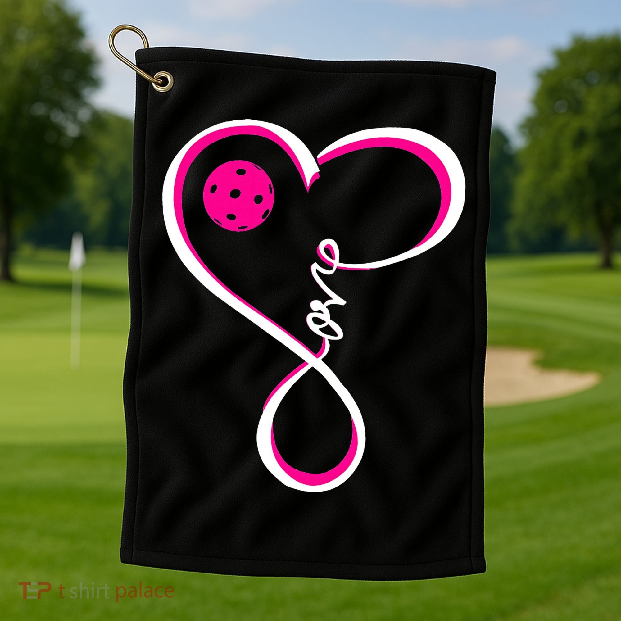 Cute Pickleball For  Ladies I Love Pickleball Golf Towel