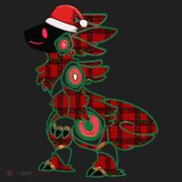 Christmas Protogen Fursuit Tartan Fursona Women's Sweatshirt thumb 2