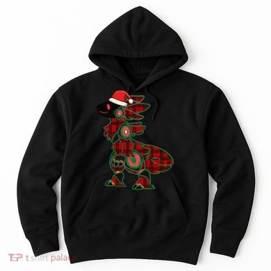 Christmas Protogen Fursuit Tartan Fursona Hoodie