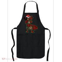 Christmas Protogen Fursuit Tartan Fursona Apron thumb 0