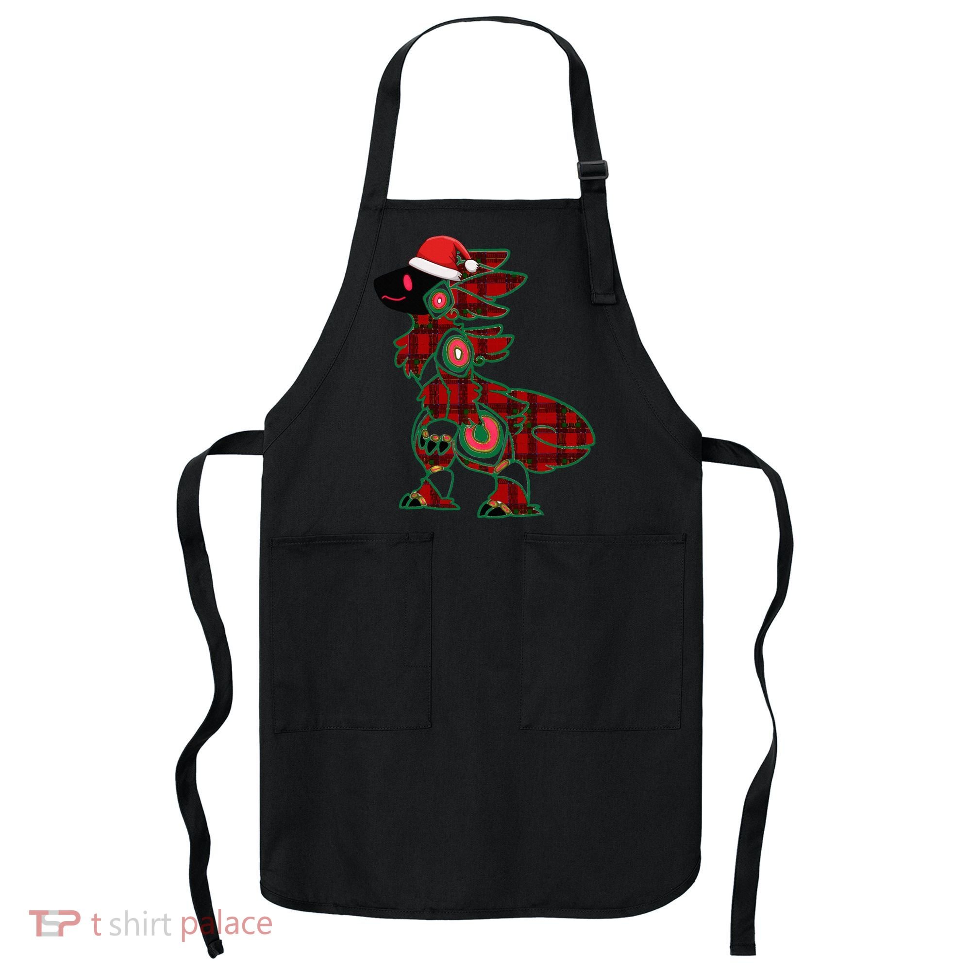 Christmas Protogen Fursuit Tartan Fursona Apron