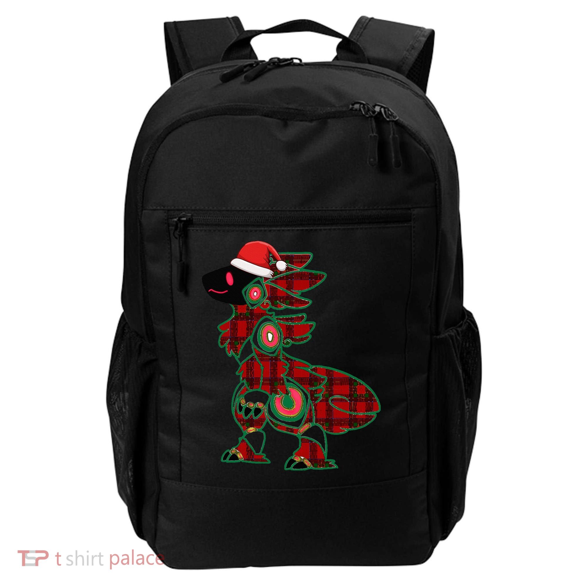Christmas Protogen Fursuit Tartan Fursona Backpack