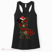 Christmas Protogen Fursuit Tartan Fursona Women's Tank Top thumb 0