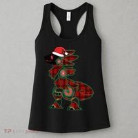 Christmas Protogen Fursuit Tartan Fursona Women's Tank Top thumb 3
