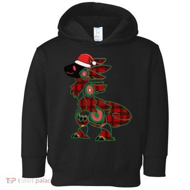 Christmas Protogen Fursuit Tartan Fursona Toddler Hoodie