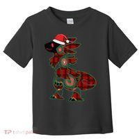 Christmas Protogen Fursuit Tartan Fursona Toddler T-Shirt thumb 0