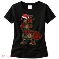Christmas Protogen Fursuit Tartan Fursona Women's T-Shirt thumb 0