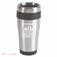 Chess Player Grandpa Saying For Chess Board Game Lover Fans 16oz Travel Tumbler thumb 0