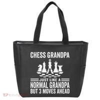 Chess Player Grandpa Saying For Chess Board Game Lover Fans Tote Bag thumb 0