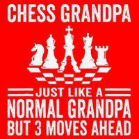 Chess Player Grandpa Saying For Chess Board Game Lover Fans Santa Hat thumb 1