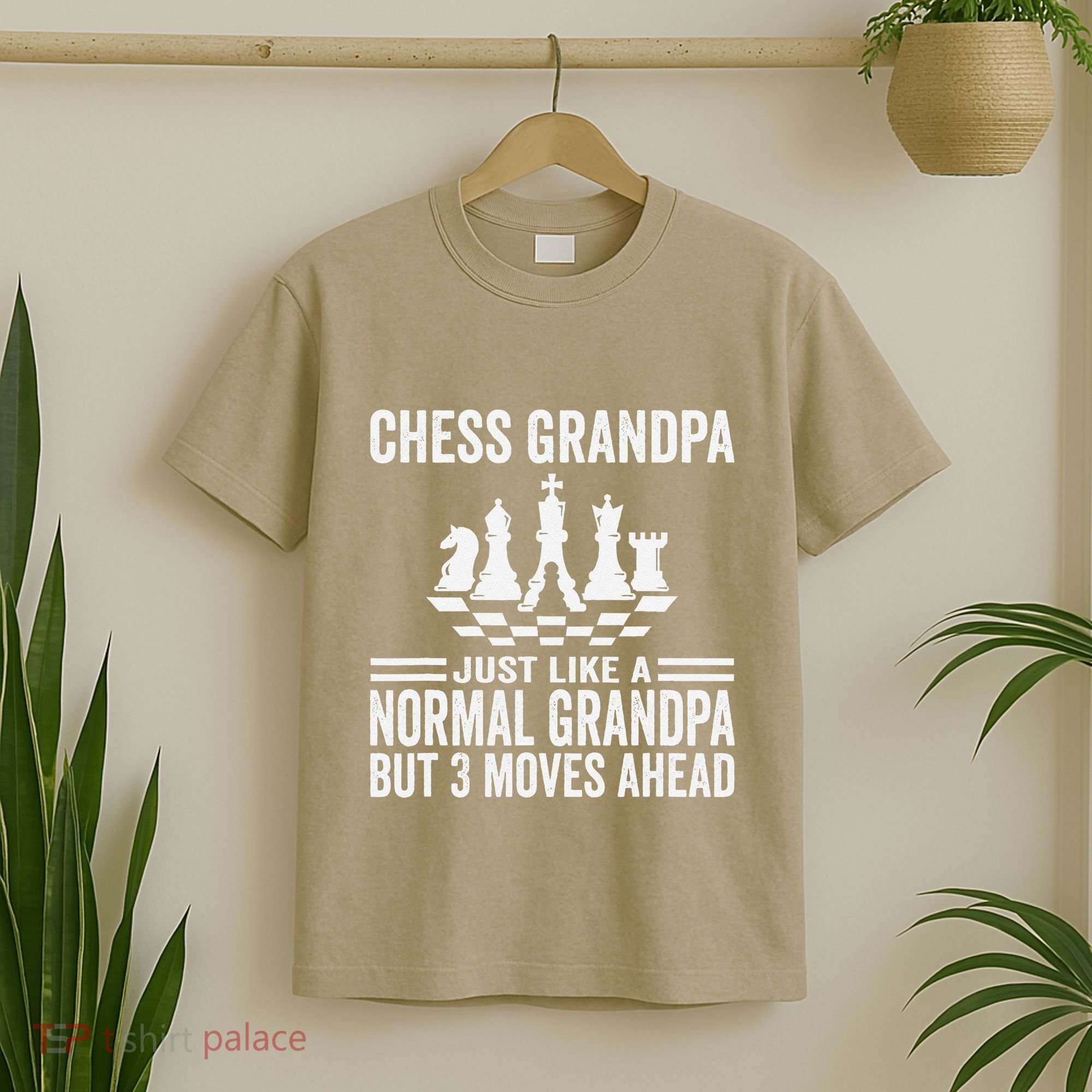 Chess Player Grandpa Saying For Chess Board Game Lover Fans T-Shirt