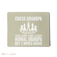 Chess Player Grandpa Saying For Chess Board Game Lover Fans Mousepad thumb 0