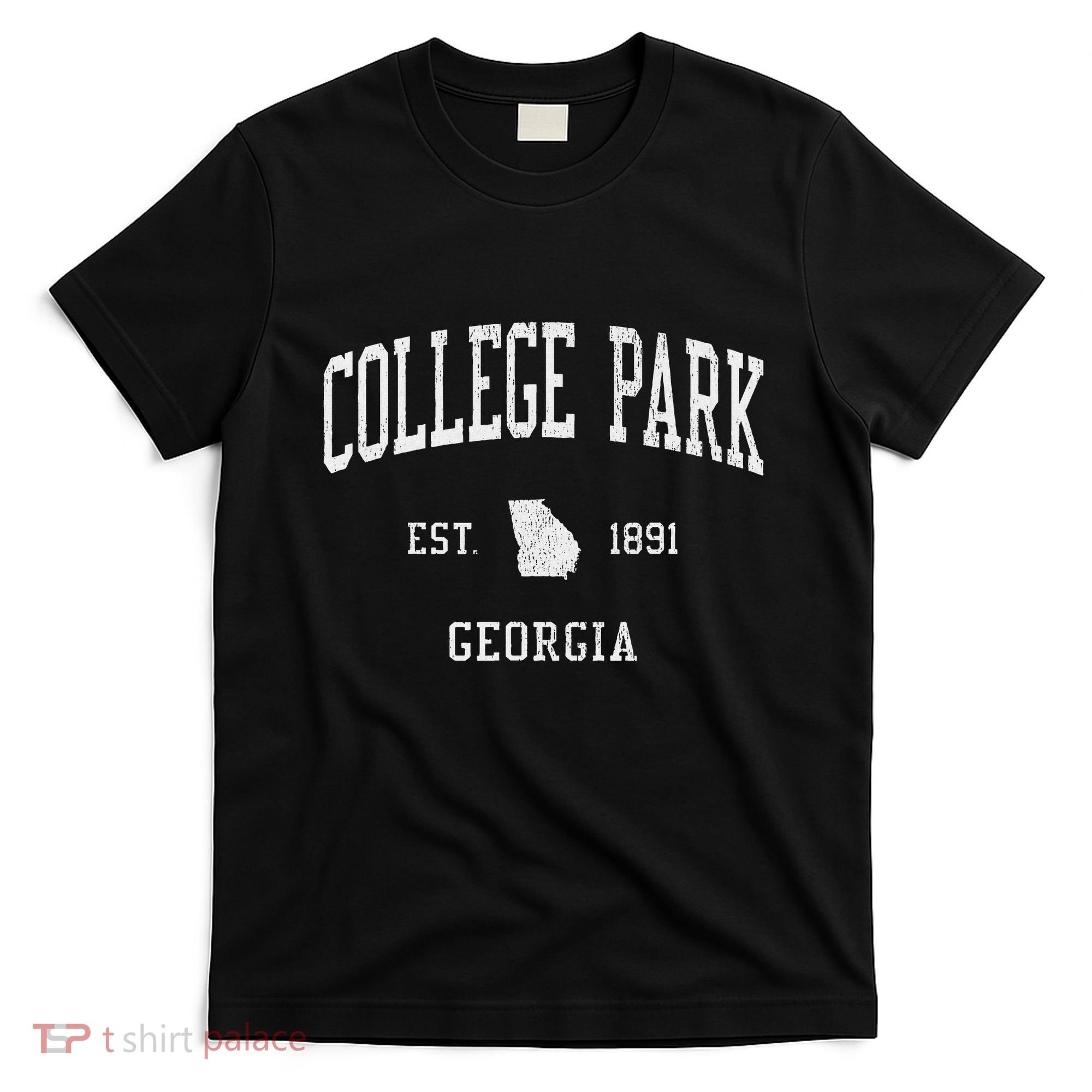 College Park Ga Vintage Athletic Sports Js01 T-Shirt