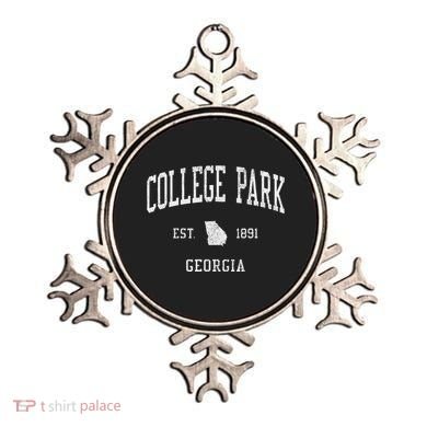 College Park Ga Vintage Athletic Sports Js01 Ornament