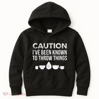 Ceramics Pottery Gift For Ceramics Artist; Throw Pots Kids Hoodie thumb 0