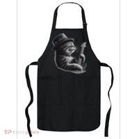 Cat Playing Guitar Funny Rock Music Guitar Cat Apron thumb 0