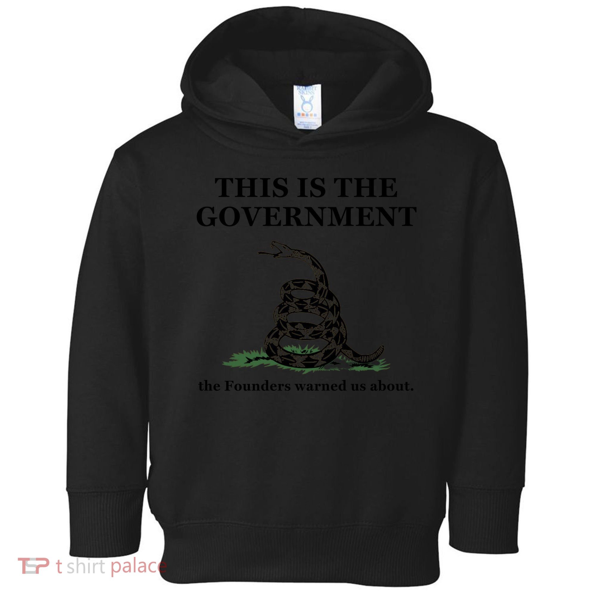 Conservative Patriotic Gadsden Defund The FBI Toddler Hoodie