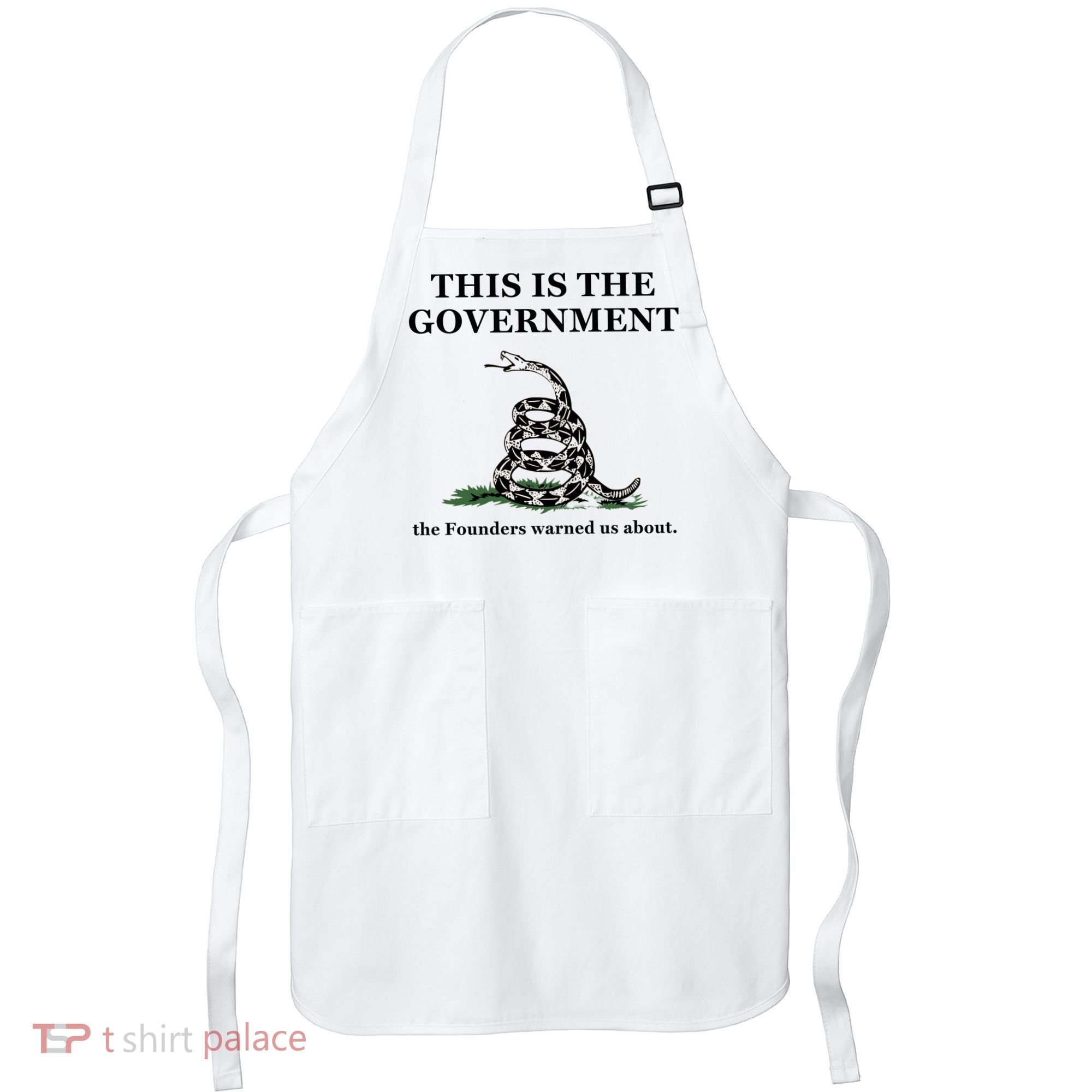 Conservative Patriotic Gadsden Defund The FBI Apron