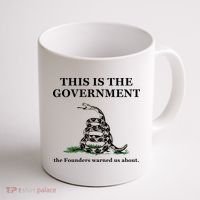 Conservative Patriotic Gadsden Defund The FBI Coffee Mug thumb 1